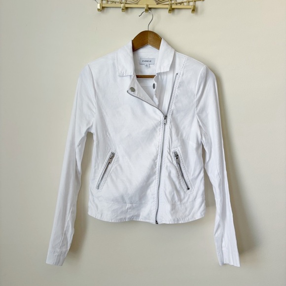 EVEREVE Jagger Moto Jacket XS White - Picture 1 of 9